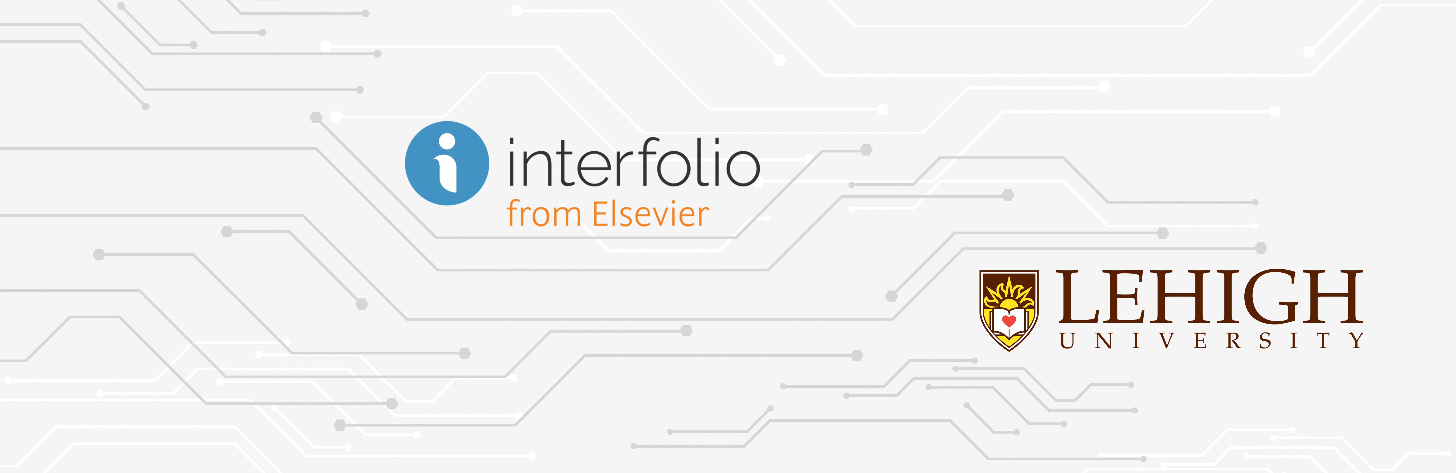 interfolio header with logs